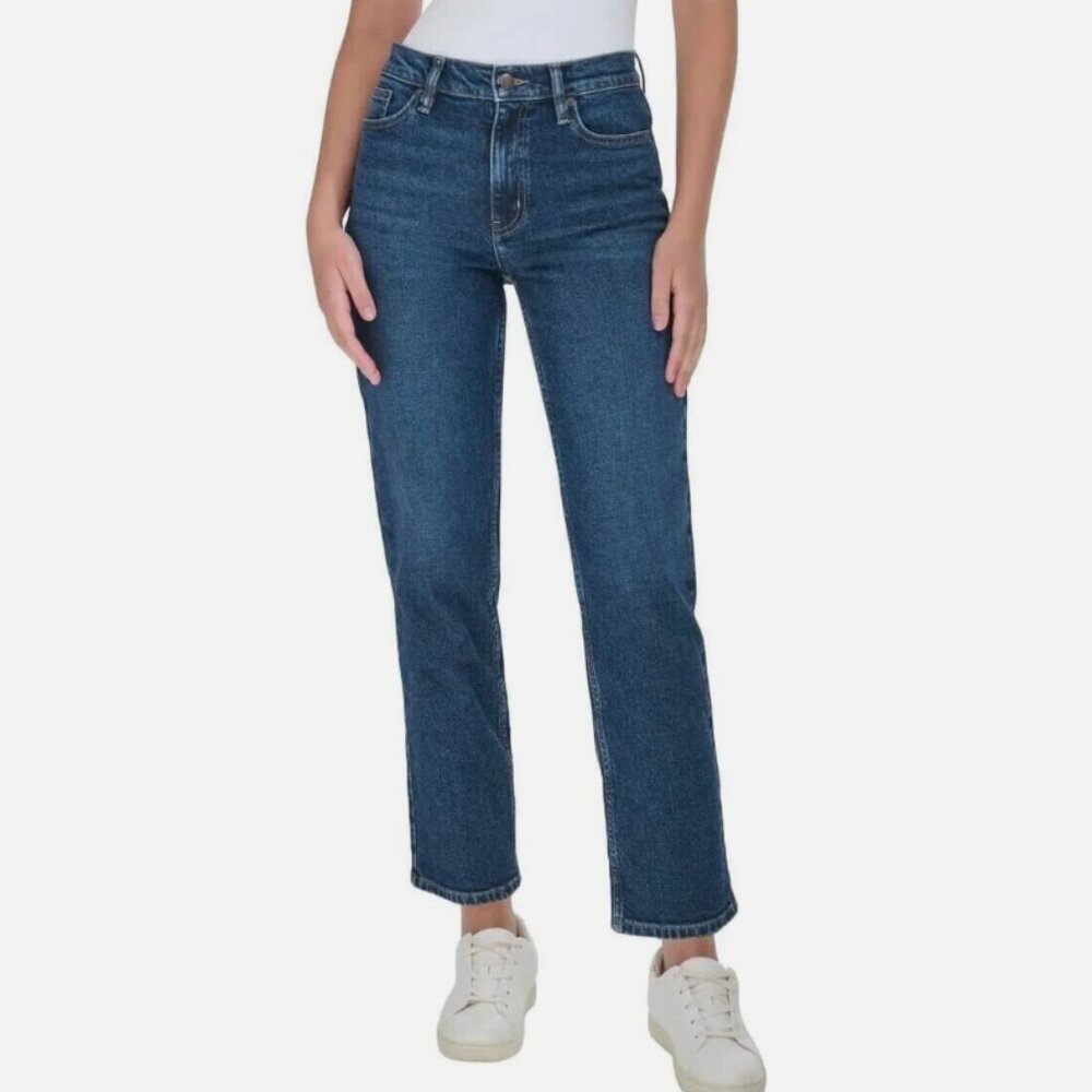 Calvin Klein Women's High-Rise Jean Blue size 14